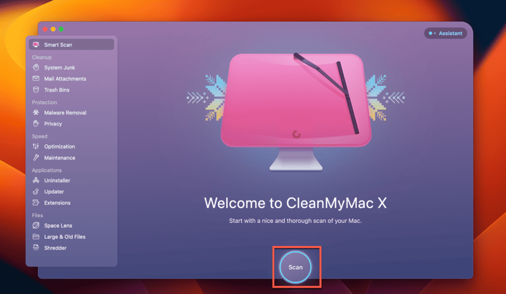 CleanMyMac - Scan