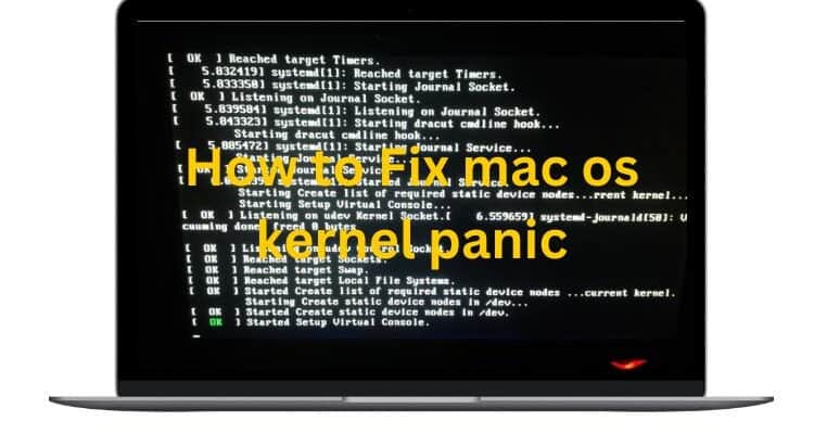 How to Fix mac os kernel panic