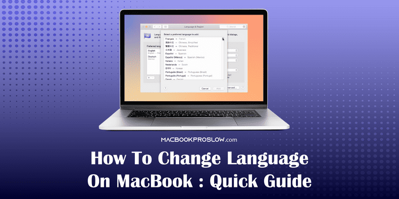 How to Change Language on MacBook