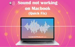 Sound not working on MacBook