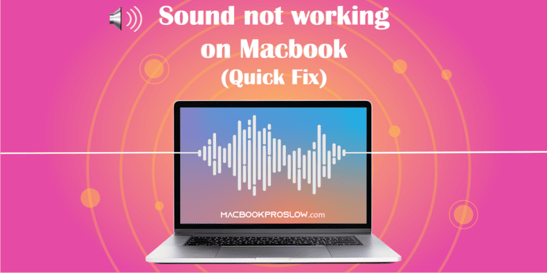 Sound not working on MacBook