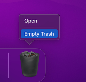 Empty Trash