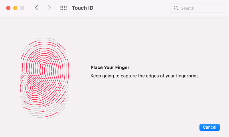Place your finger