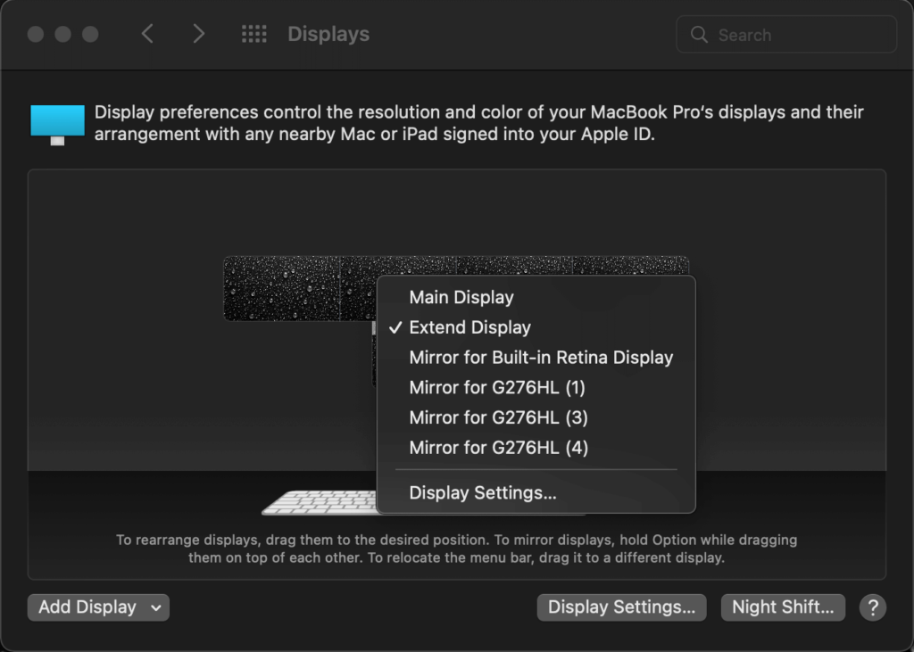 macbook pro external monitor connector