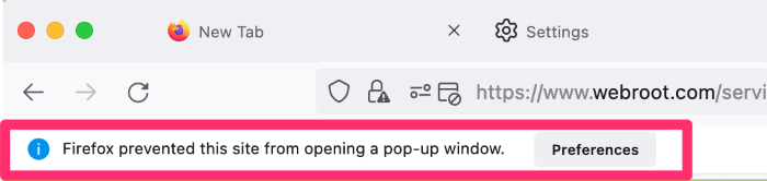 Firefox will add a banner