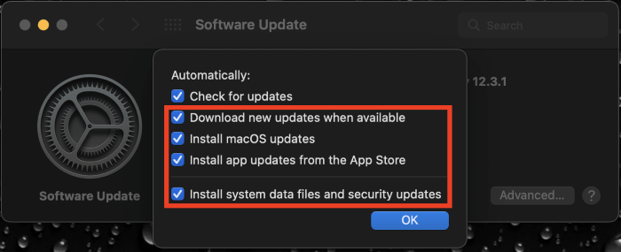 Download new updates when available