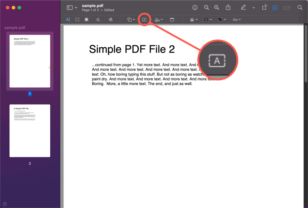 How to Add Text to a PDF on Mac