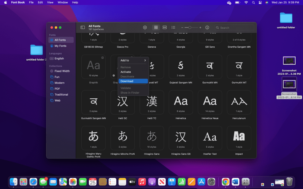 How to Install a Font on Mac