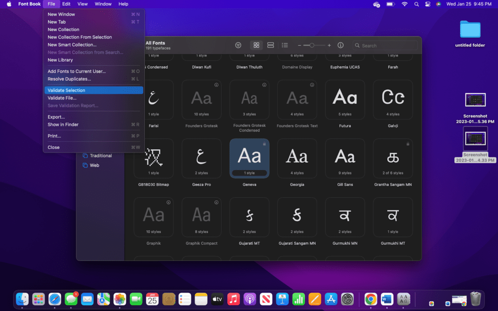 How to Uninstall/Change a Font on Mac