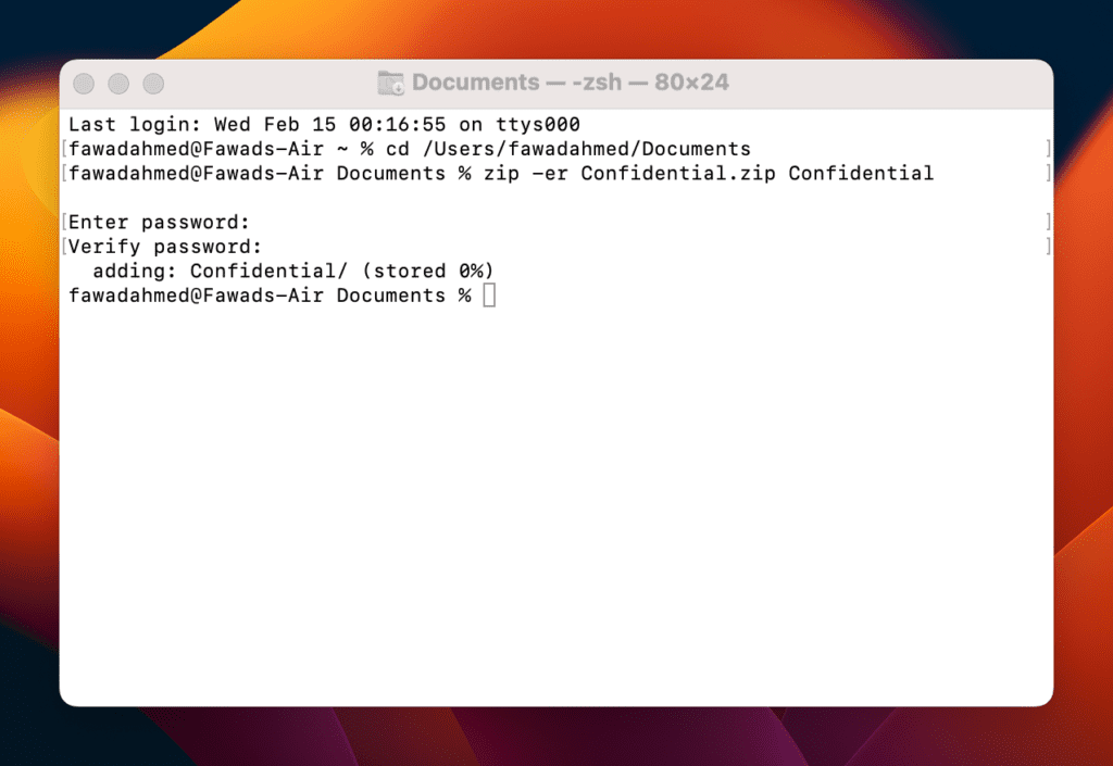 Terminal App code Terminal App code