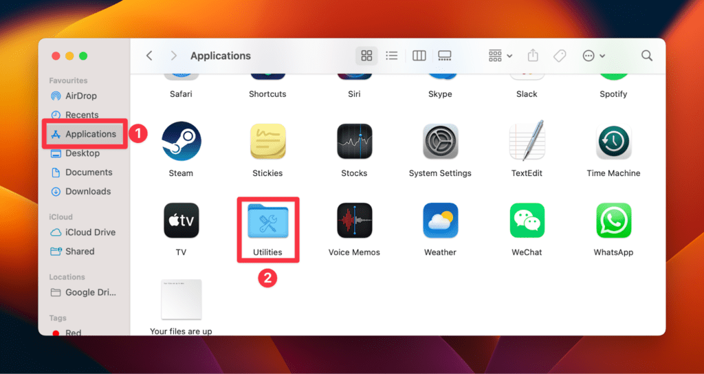 Disk Utility App Disk Utility App