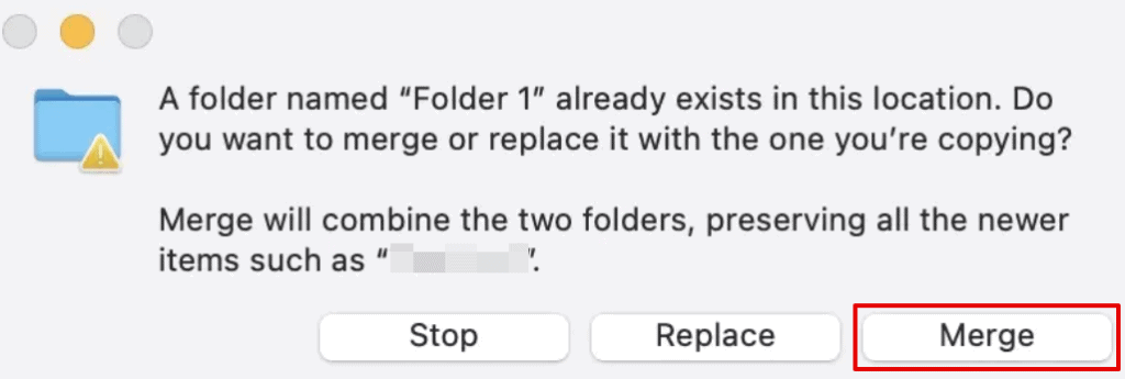 Merge similar folders