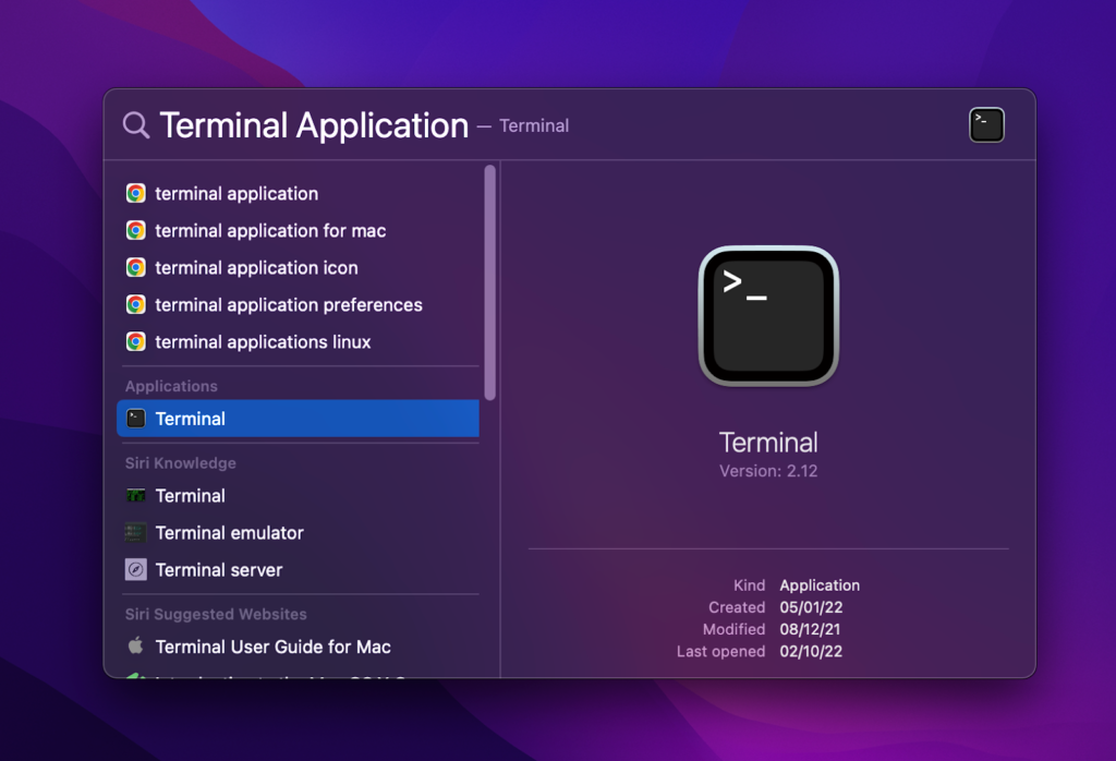 Terminal Launchpad