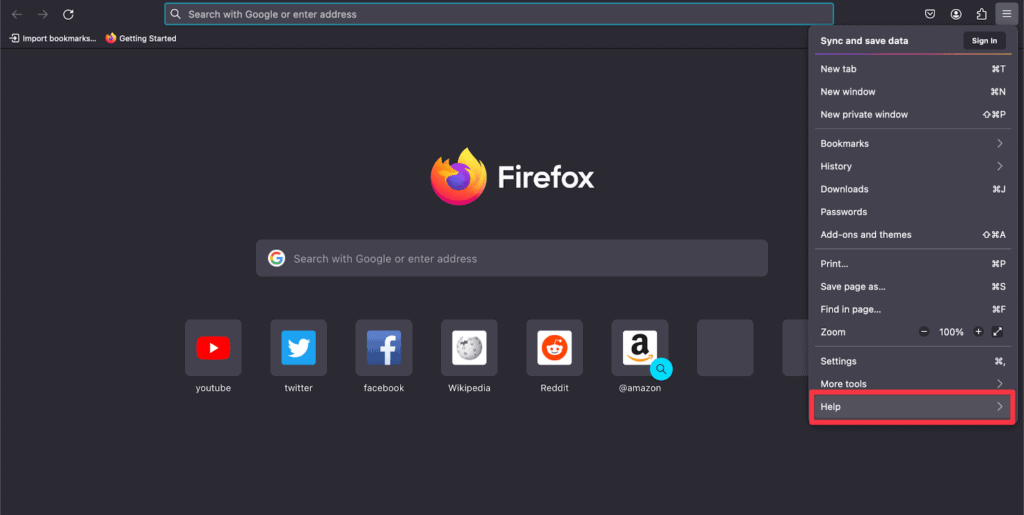 Open Mozilla Firefox