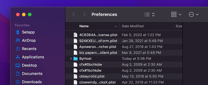 new up-to-date preference files