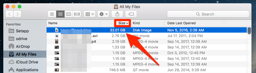 Manually Delete Old Large Files & Apps
