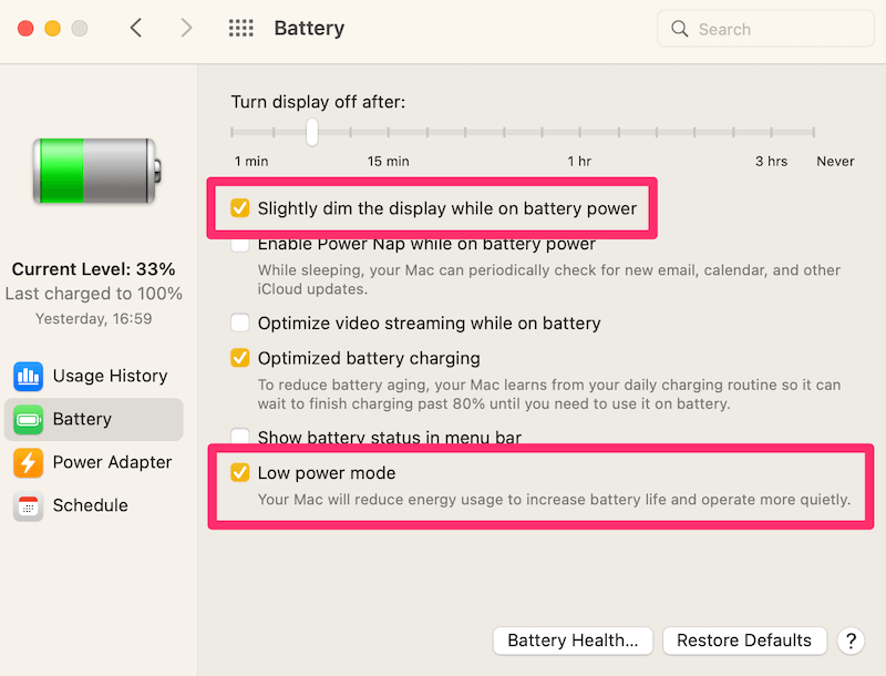 gammel voldsom akavet 3 Ways to Save Battery on MacBook Pro (Step-By-Step Guide)