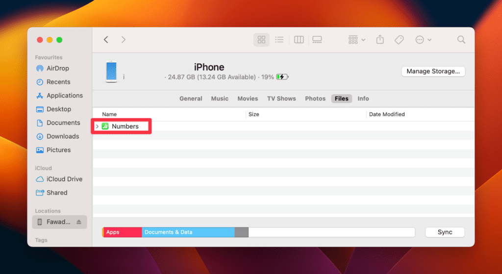 share files between your Mac and iPhone
